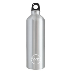 Werbeartikel Aluminium Trinkflasche mit Aufkleber oder individueller Gravur möglich